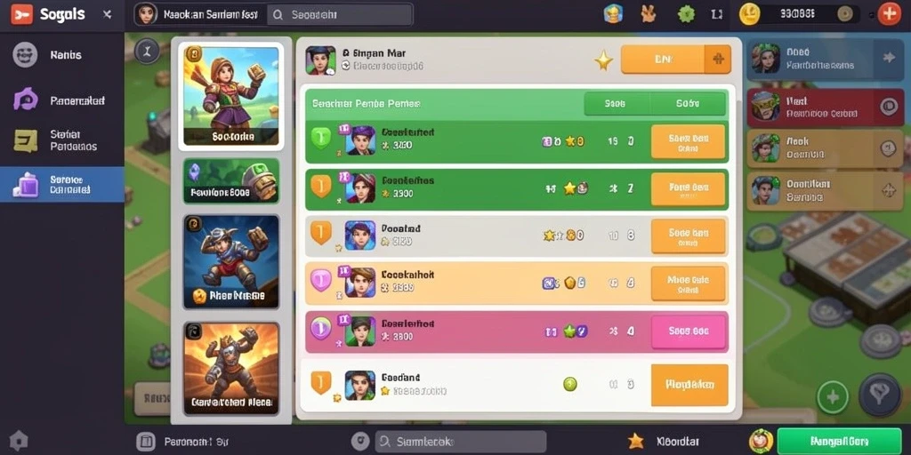Tampilan menu utama game 3446 yang menarik.