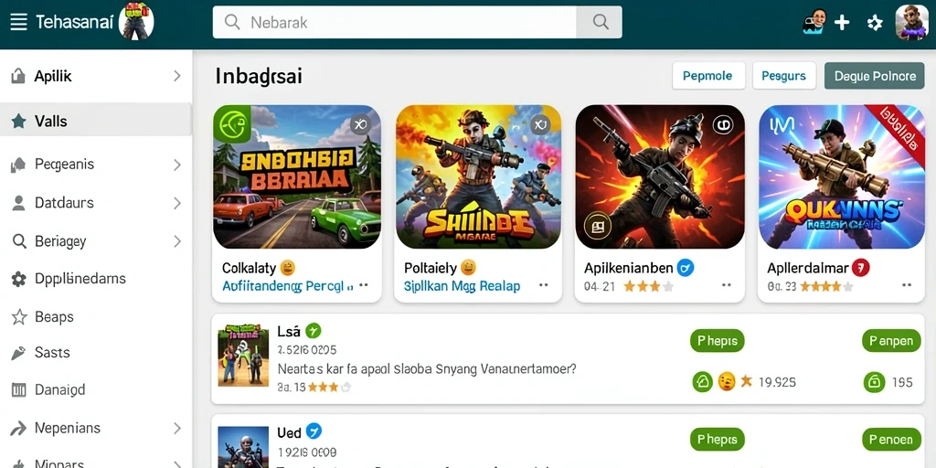 Antarmuka pengguna yang menarik dan intuitif.