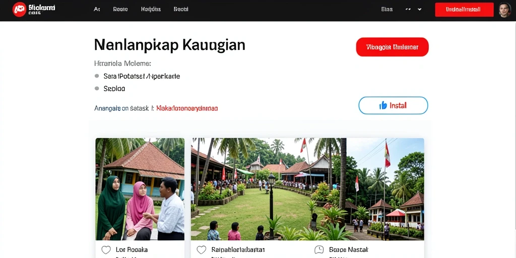 Tampilan antarmuka yang sederhana dan menarik.