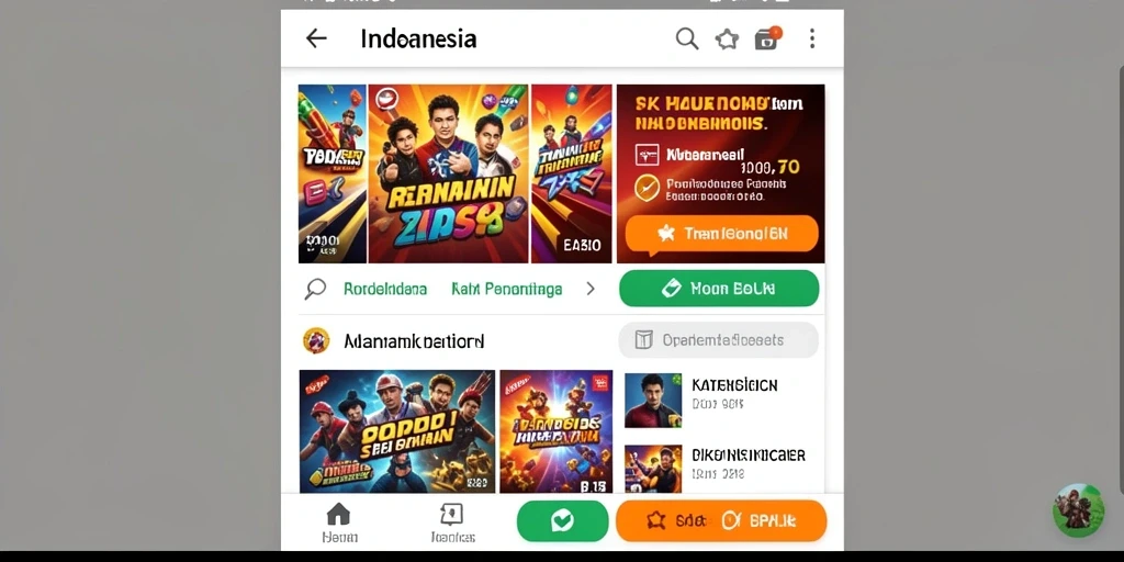 Tampilan antarmuka yang modern dan menarik.