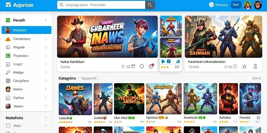 Tampilan antarmuka yang menarik dan mudah digunakan.