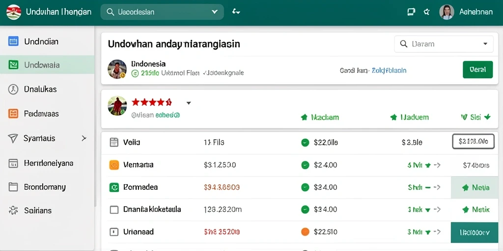 Antarmuka yang menarik dan mudah dinavigasi.