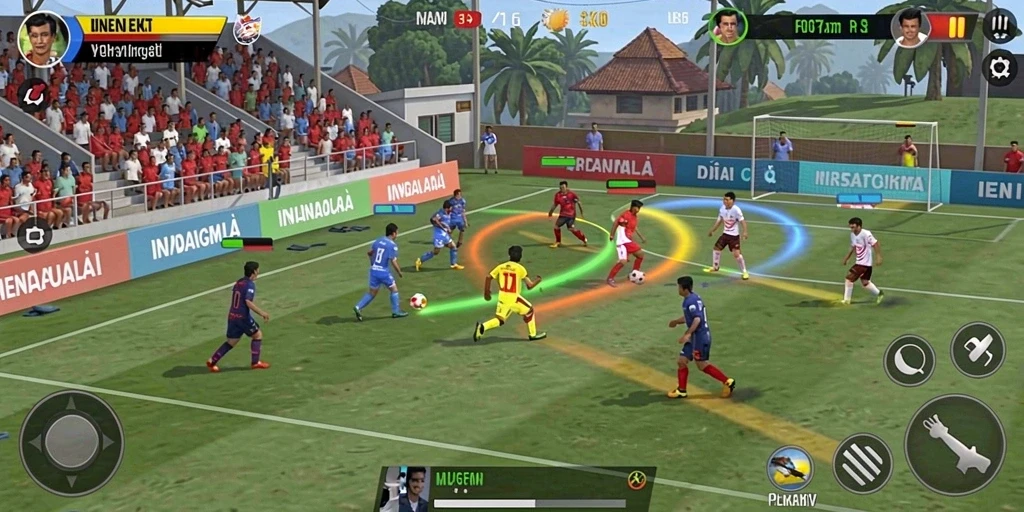 Gambar tampilan awal permainan K3K3 yang menawan.