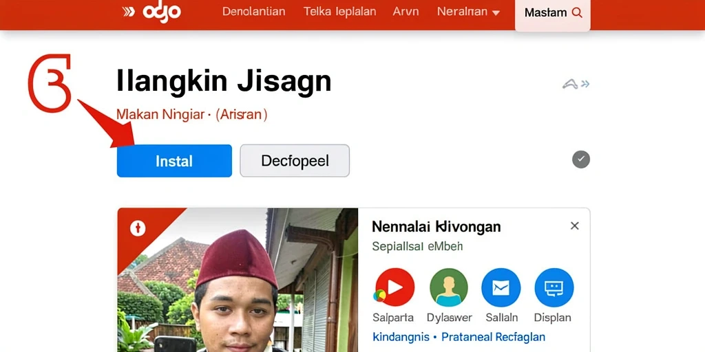 Tampilan antarmuka MAMI188 yang menawan.
