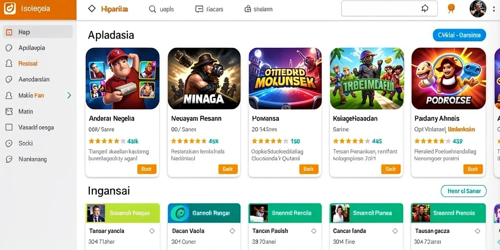 Tampilkan karakter utama dalam aksi seru.