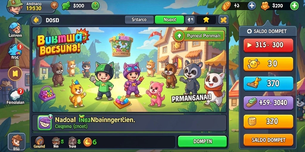 Tampilan antarmuka yang intuitif dan menarik.