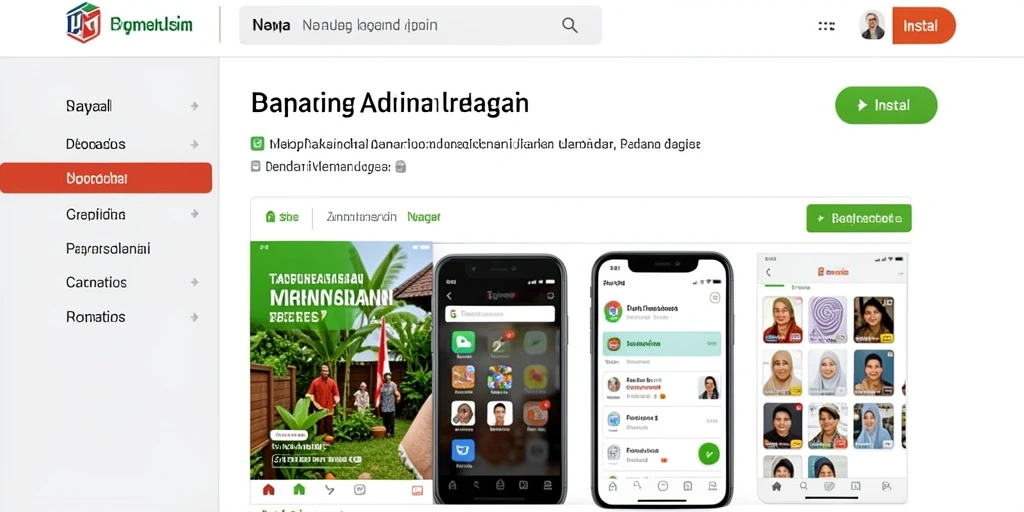 Tampilan antarmuka yang menarik dan intuitif.