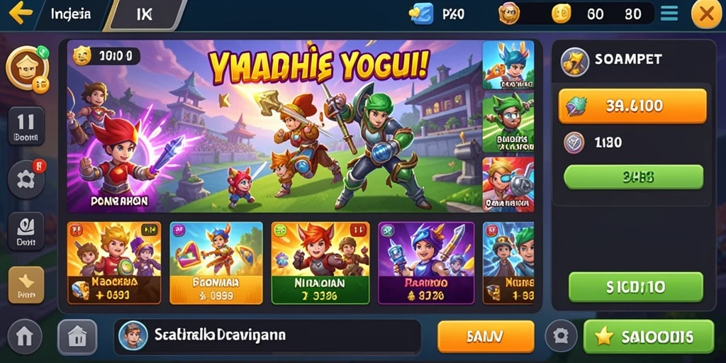 Gambar menunjukkan karakter utama dalam pertempuran epik.